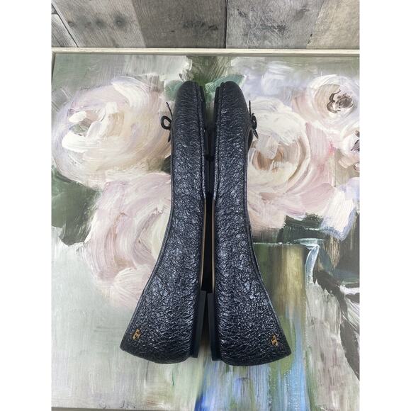 Tory Burch Laila Ballet Flat in Blue Metallic Size 11 - Picture 5 of 11